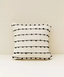 Territory Design Loops Throw Pillow Cover - Black Home Goods