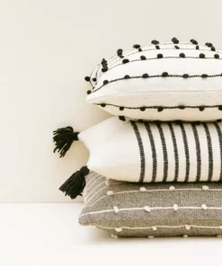 Territory Design Loops Throw Pillow Cover - Gray 6 Territory Design Loops Throw Pillow Cover - Gray