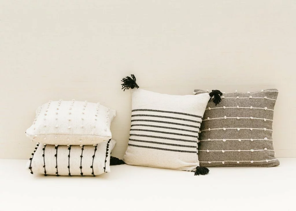 Territory Design Loops Throw Pillow Cover - Gray 2 Territory Design Loops Throw Pillow Cover - Gray