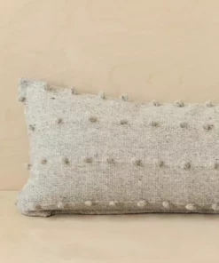 Territory Design Loops Lumbar Throw Pillow Cover - Gray Home Goods