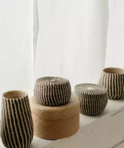 Territory Design Millet Lidded Basket Home Goods