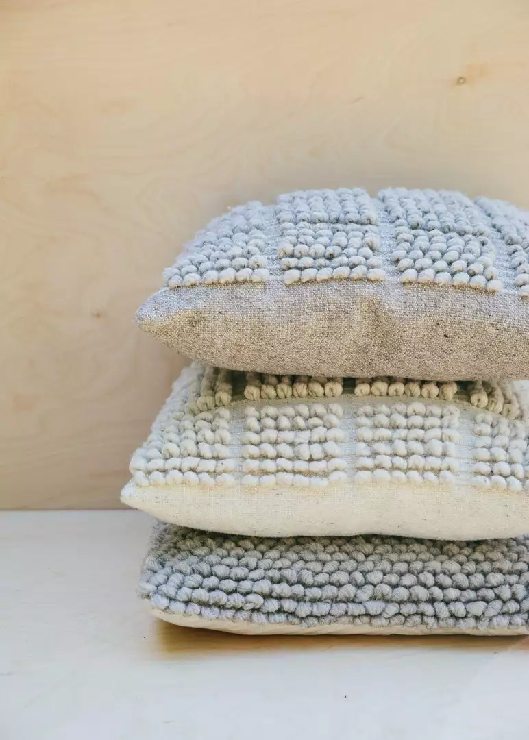 Territory Design Home Goods Nube Throw Pillow Cover - Gray 5 Territory Design Home Goods Nube Throw Pillow Cover - Gray