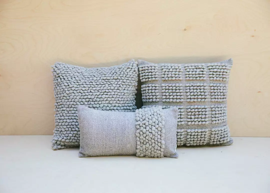 Territory Design Home Goods Nube Throw Pillow Cover - Gray 3 Territory Design Home Goods Nube Throw Pillow Cover - Gray