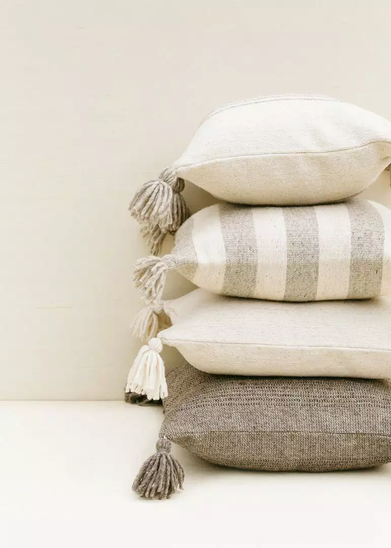 Territory Design Puro Throw Pillow Cover - Cream Home Goods 2 Territory Design Puro Throw Pillow Cover - Cream Home Goods