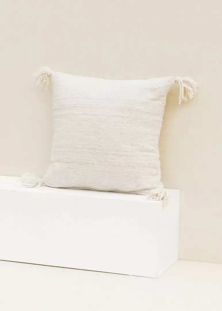 Territory Design Puro Throw Pillow Cover - Cream Home Goods 4 Territory Design Puro Throw Pillow Cover - Cream Home Goods