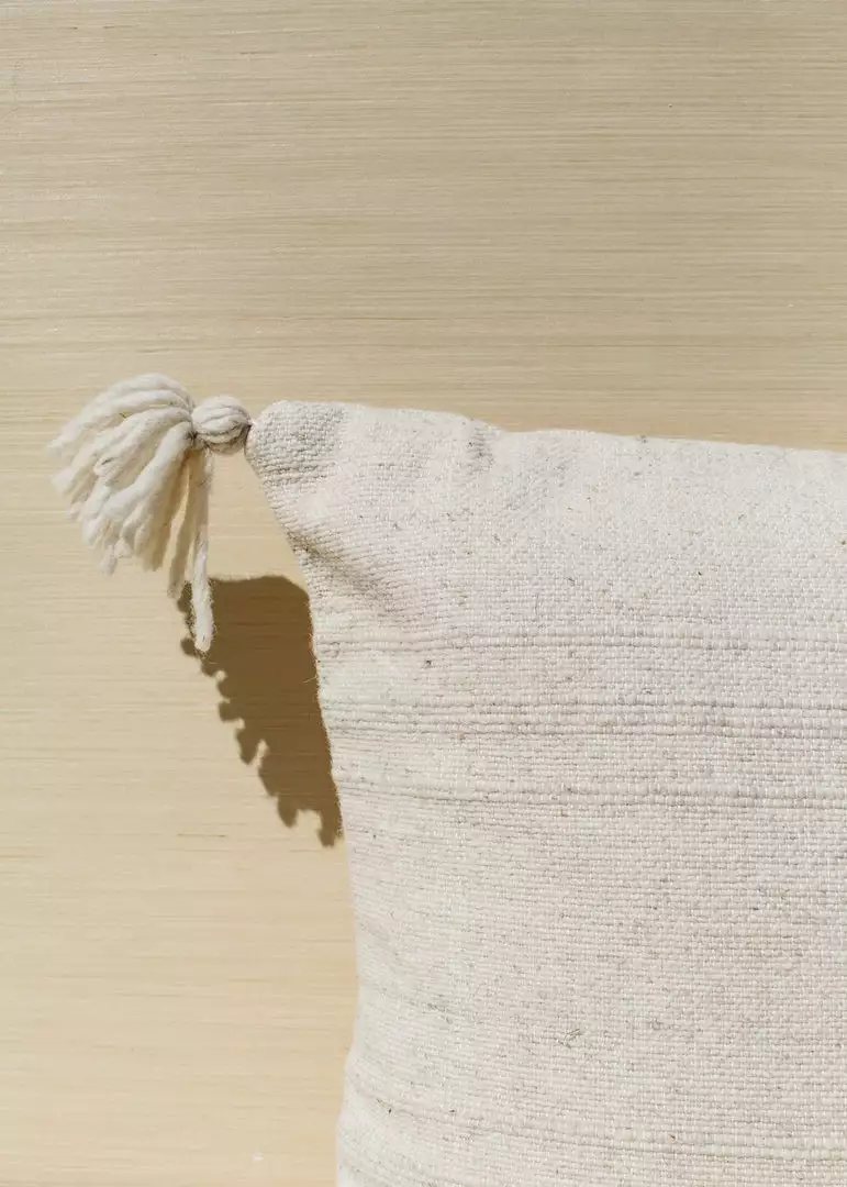 Territory Design Puro Throw Pillow Cover - Cream Home Goods 3 Territory Design Puro Throw Pillow Cover - Cream Home Goods