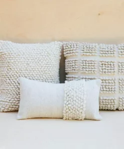 Territory Design Raya Lumbar Pillow Cover - Cream 9 Territory Design Raya Lumbar Pillow Cover - Cream