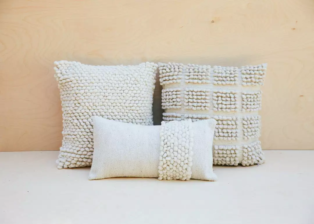 Territory Design Raya Lumbar Pillow Cover - Cream 5 Territory Design Raya Lumbar Pillow Cover - Cream