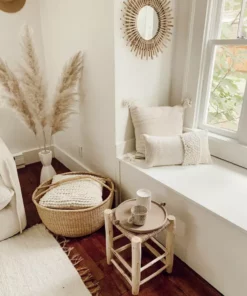 Territory Design Raya Lumbar Pillow Cover - Cream