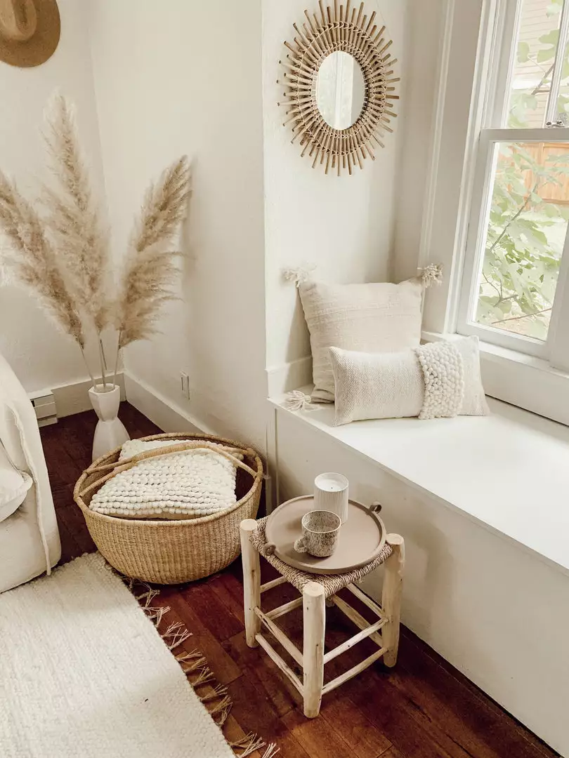 Territory Design Raya Lumbar Pillow Cover - Cream 2 Territory Design Raya Lumbar Pillow Cover - Cream