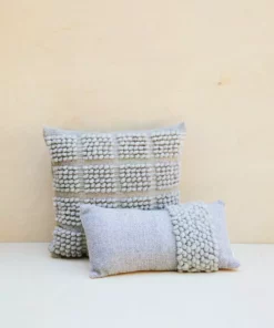 Territory Design Raya Lumbar Pillow Cover - Gray