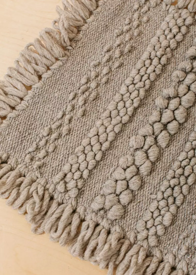 Territory Design Home Goods Resto Wool Rug - Gray 3 Territory Design Home Goods Resto Wool Rug - Gray