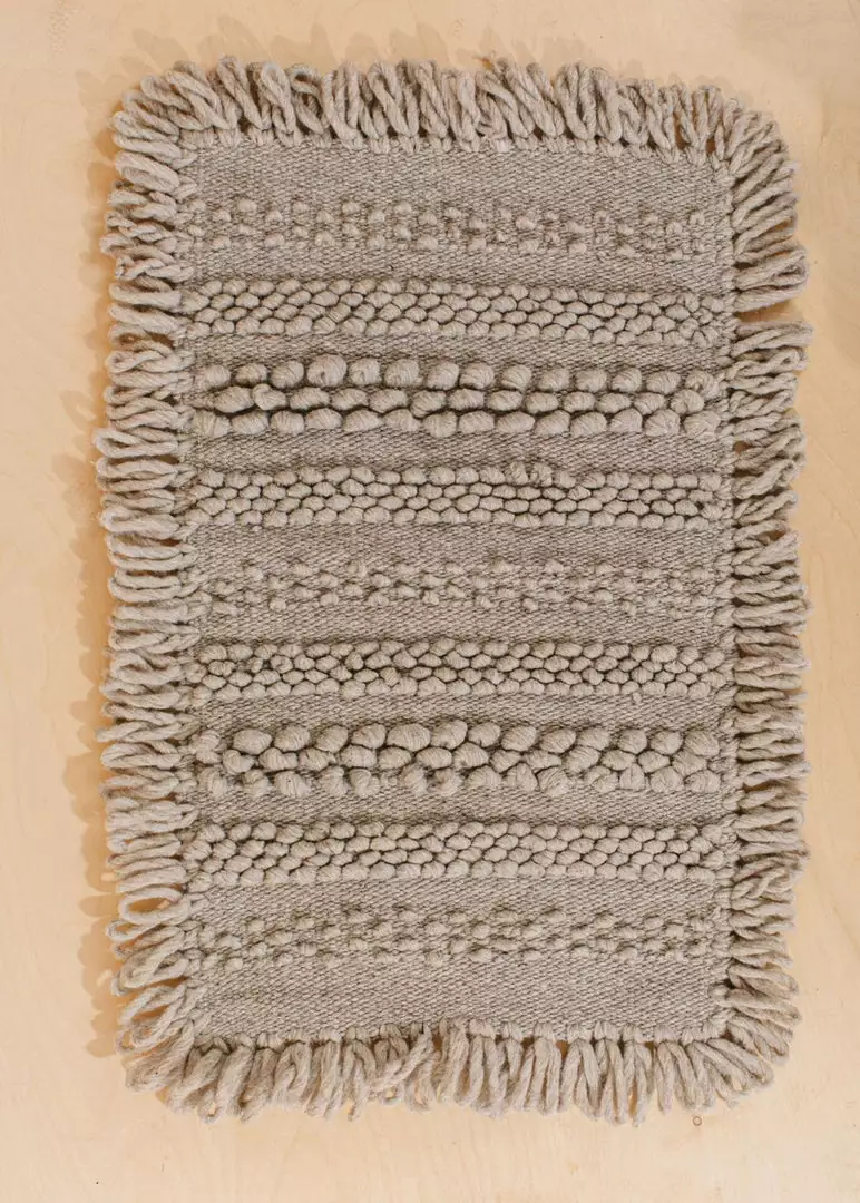 Territory Design Home Goods Resto Wool Rug - Gray 1 Territory Design Home Goods Resto Wool Rug - Gray