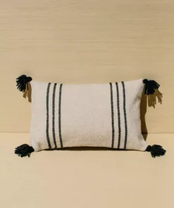 Territory Design Tres Rayos Throw Pillow Cover - Black