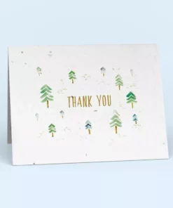 Cute Root Assorted Thank You Plantable Cards - 10 Pack Greeting Cards