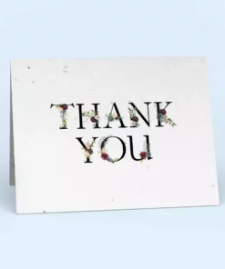 Cute Root Assorted Thank You Plantable Cards - 10 Pack Greeting Cards