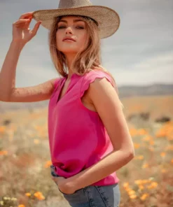 Valani Clothing Thavy Tencel Top - Lilac Rose