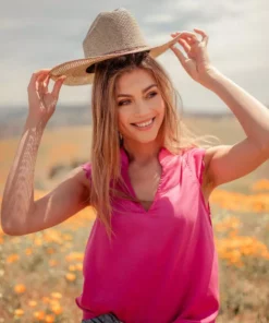 Valani Clothing Thavy Tencel Top - Lilac Rose