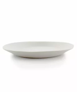 The Bright Angle Porcelain Catchall Plate - Silk White