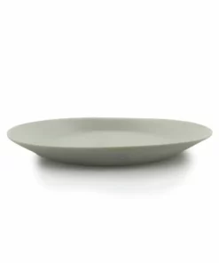 The Bright Angle Kitchen + Dining Porcelain Catchall Plate - Smoke Gray