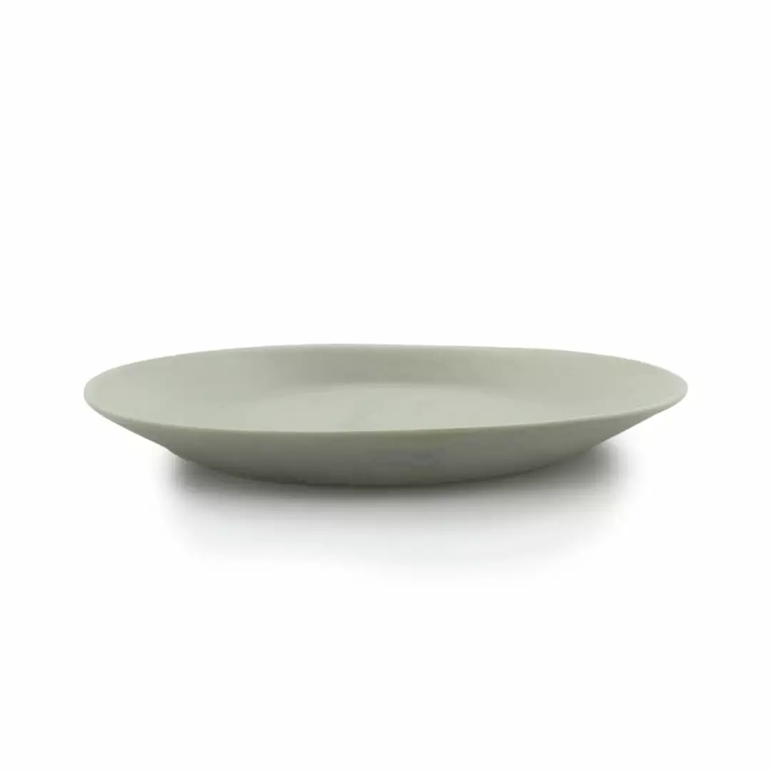 The Bright Angle Kitchen + Dining Porcelain Catchall Plate - Smoke Gray 1 The Bright Angle Kitchen + Dining Porcelain Catchall Plate - Smoke Gray