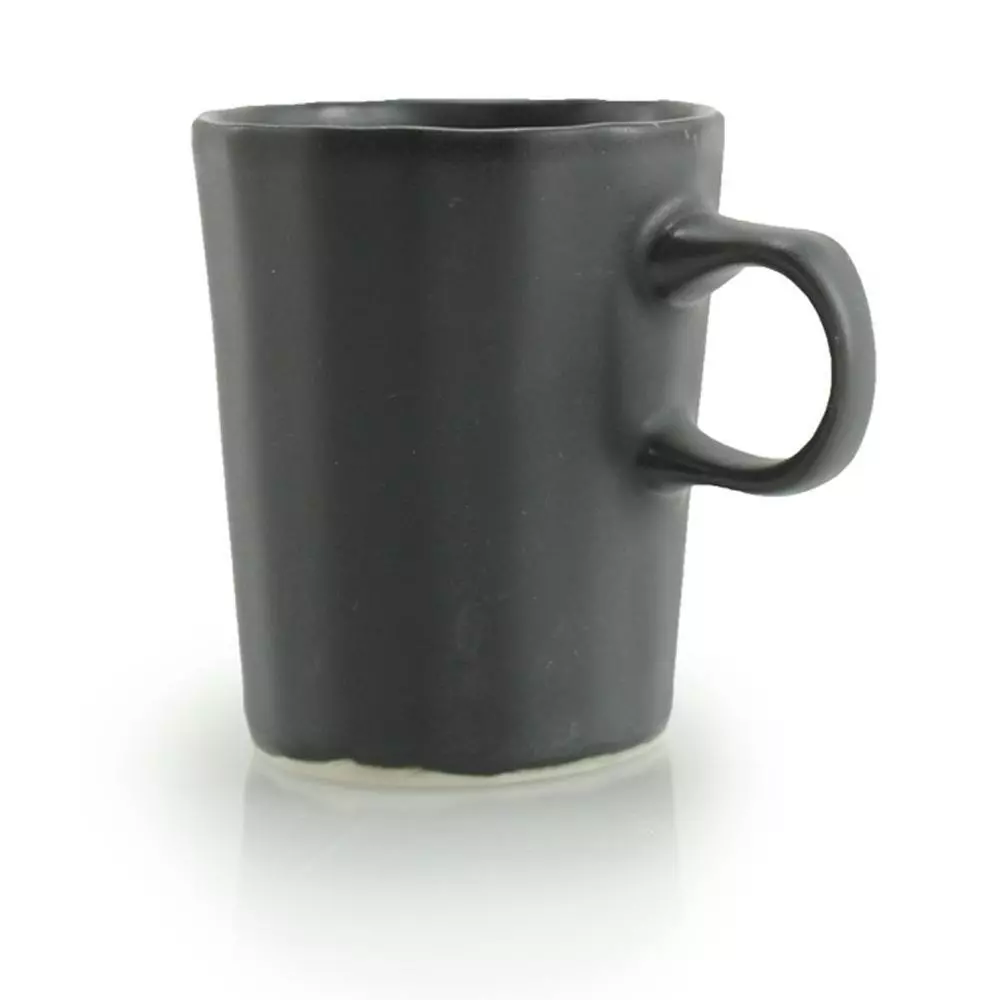 The Bright Angle Porcelain Doubleshot Espresso Cup - Mica Black Home Goods 1 The Bright Angle Porcelain Doubleshot Espresso Cup - Mica Black Home Goods