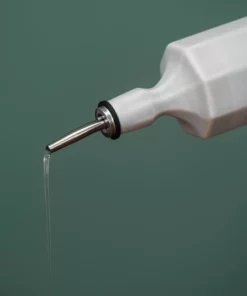 The Bright Angle Elixir Porcelain Olive Oil Bottle - Mica Black