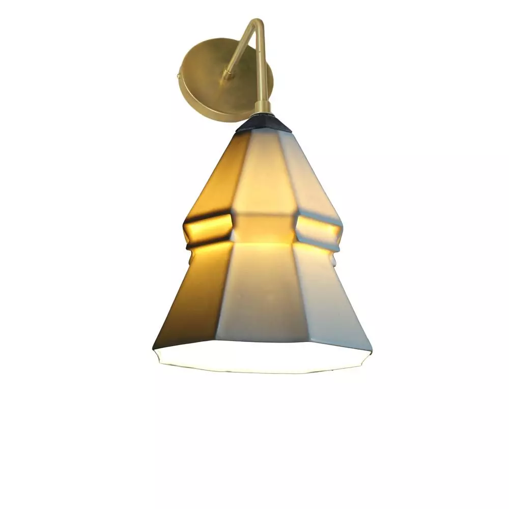 The Bright Angle Expansion 3 Porcelain Wall Sconce Lighting 2 The Bright Angle Expansion 3 Porcelain Wall Sconce Lighting