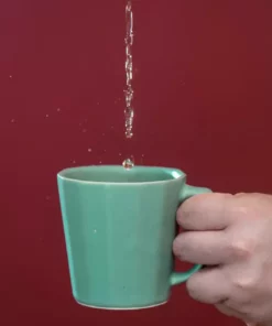 The Bright Angle Monday Porcelain Mug - Mica Black