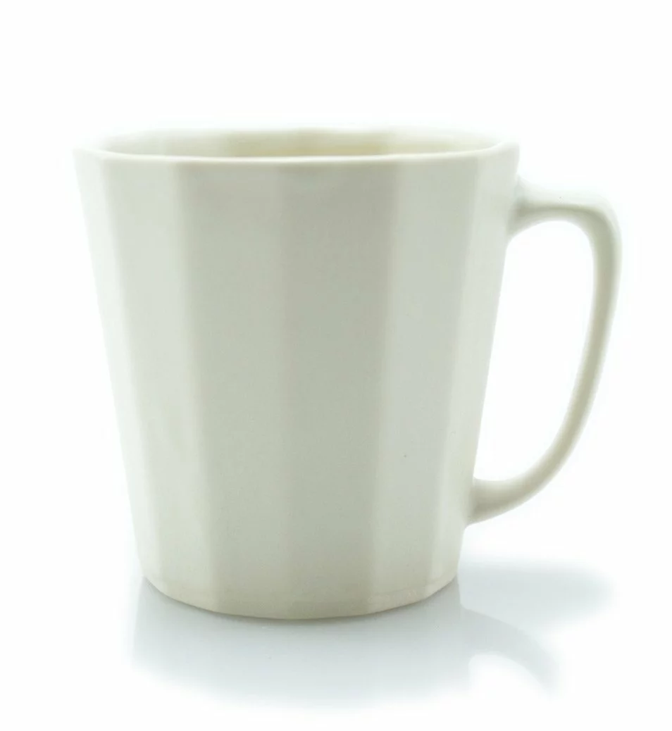 The Bright Angle Monday Porcelain Mug - Silk White 1 The Bright Angle Monday Porcelain Mug - Silk White