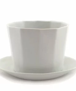 The Bright Angle Native Porcelain Planter - Silk White Home Goods