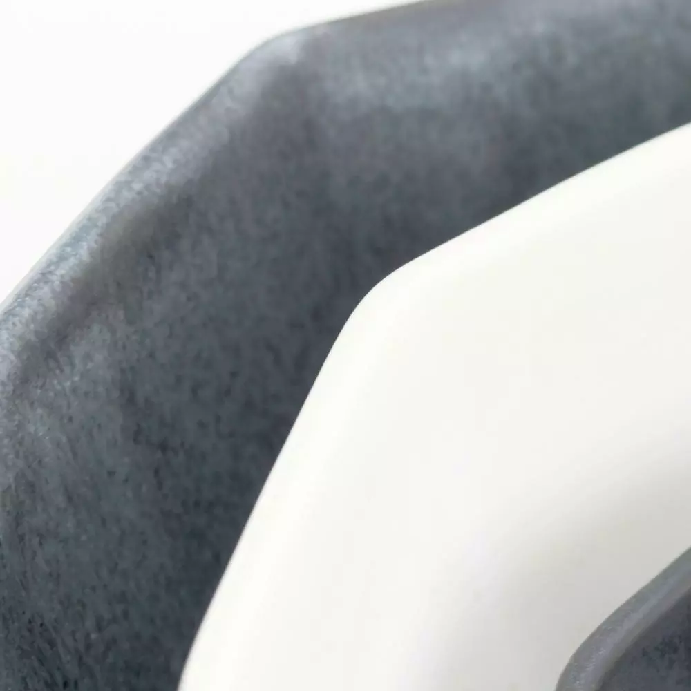 The Bright Angle Porcelain Nesting Bowl Set - Mica Black 6 The Bright Angle Porcelain Nesting Bowl Set - Mica Black