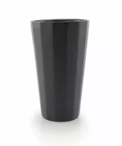 The Bright Angle Porcelain Pint Cup - Mica Black Home Goods