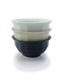 The Bright Angle Kitchen + Dining Porcelain Soup Bowl - Mica Black