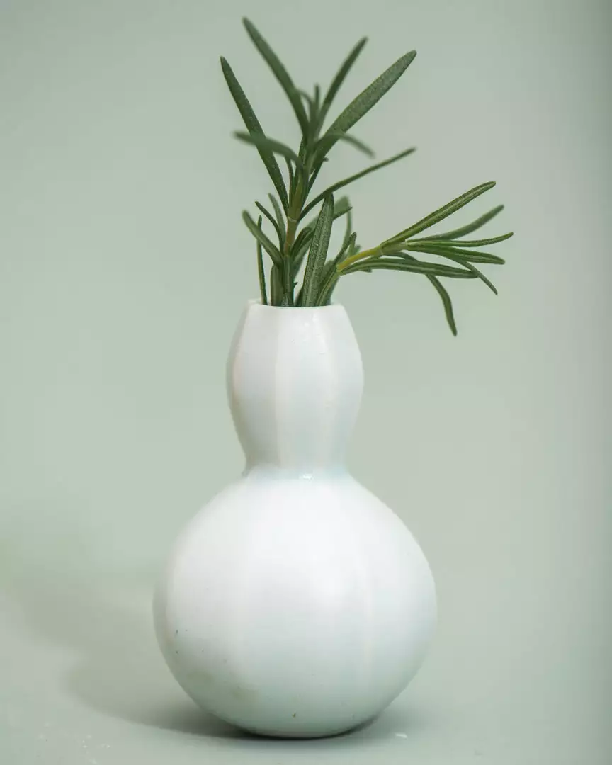 The Bright Angle Sprout Bud Porcelain Vase - Rosemary Green Home Goods 3 The Bright Angle Sprout Bud Porcelain Vase - Rosemary Green Home Goods