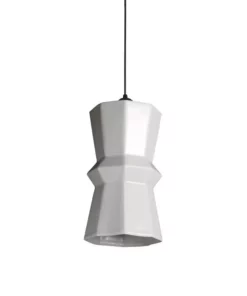 The Bright Angle Tessellation 1 Porcelain Pendant Light