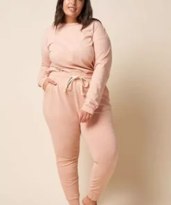 The Standard Stitch Clothing Classic Jogger - Pale Pink