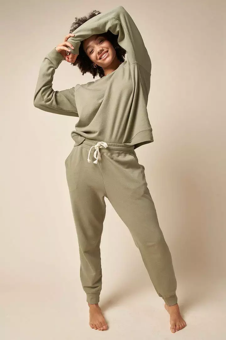 The Standard Stitch Made In USA Classic Jogger - Sage 3 The Standard Stitch Made In USA Classic Jogger - Sage