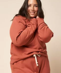 The Standard Stitch College Sweatshirt - Clay