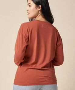 The Standard Stitch Clothing Long Sleeve Tee - Clay