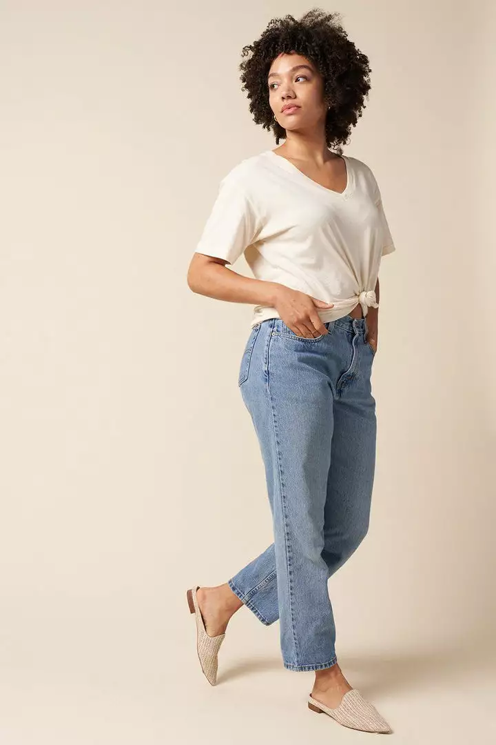 The Standard Stitch Relaxed V - Bone Made In USA 2 The Standard Stitch Relaxed V - Bone Made In USA