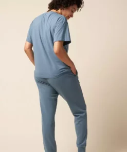 The Standard Stitch Relaxed V - Stone Blue Clothing