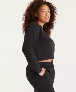 The Standard Stitch French Terry Crop Sweatshirt