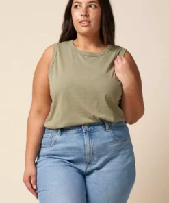 The Standard Stitch Made In USA Vintage Tank - Sage