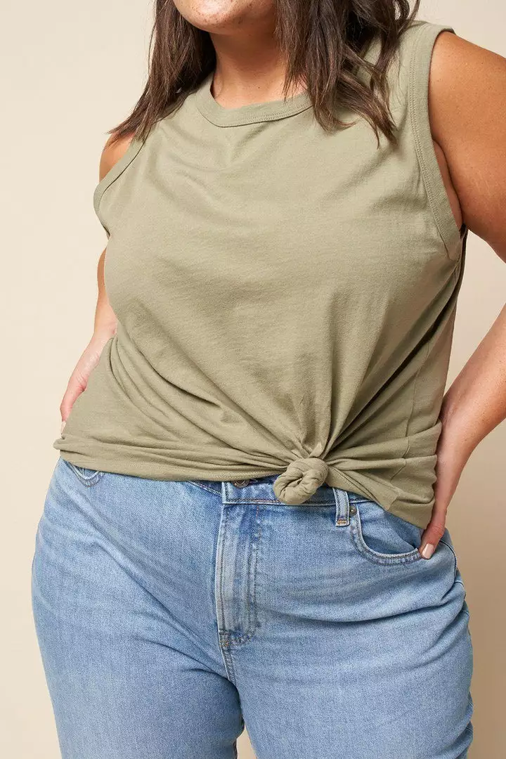 The Standard Stitch Made In USA Vintage Tank - Sage 4 The Standard Stitch Made In USA Vintage Tank - Sage