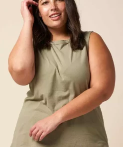 The Standard Stitch Made In USA Vintage Tank - Sage