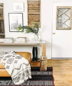 Amante Marketplace Theoria Kilim Turkish Throw Blanket Home Goods