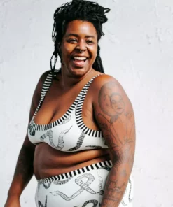 Thunderpants USA Sketchy Snakes Bralette Underwear + Bras