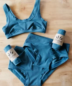 Thunderpants USA Stormy Blue Bralette Underwear + Bras