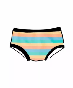 Thunderpants USA Fair Trade Kids' Pastel Rainbow Stripe Underwear
